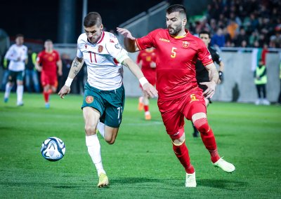 Националният отбор на България по футбол заема 76 о място в