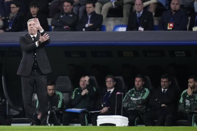 Треньорът на Реал Мадрид Карло Анчелоти даде пресконференция преди първия