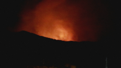 Първият голям пожар за годината обхвана френския департамент Източни Пиренеи Огънят
