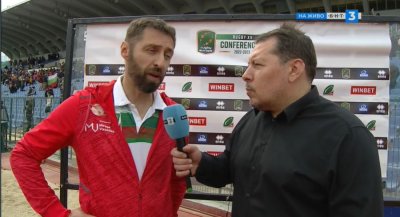 Селекционерът на българския национален отбор по ръгби – Ромен Балмис