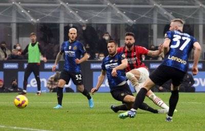 В сряда вечер Милан посреща Интер в първи полуфинал от