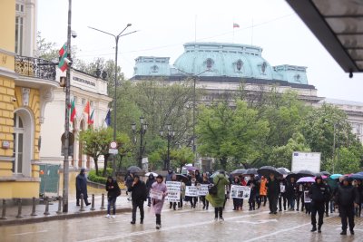 Национален протест срещу убийствата по пътищата се проведе в София