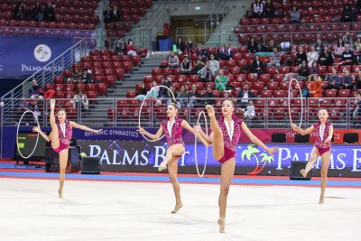 Гимнастичките на България проведоха първа тренировка в Баку преди началото на европейското първенство
