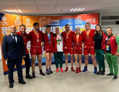Медалистите за България от европейското първенство по самбо и бойно
