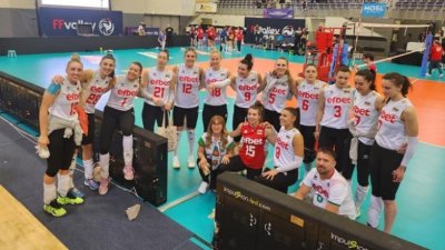 Женският национален отбор на България по волейбол записа първа победа