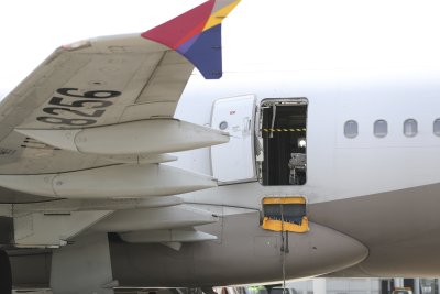 Инцидент във въздуха: Мъж отвори авариен изход на самолет по време на полет (СНИМКИ/ВИДЕО)