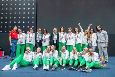 Весела Лечева поздрави ансамбъла по художествена гимнастика за европейската титла