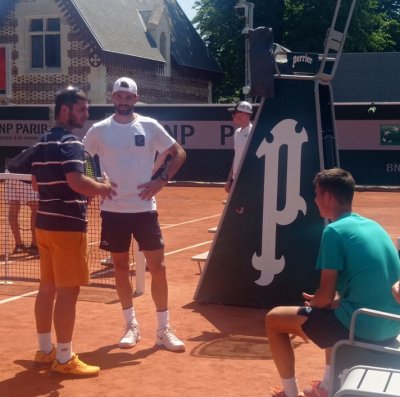 Българският тенисист Илиян Радулов проведе съвместна тренировка с първата ни