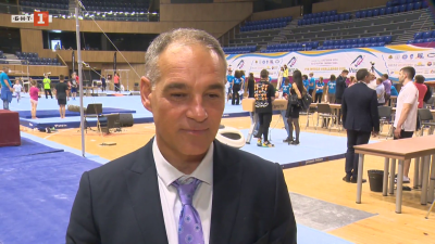 Президентът на Българската федерация по спортна гимнастика – Красимир Дунев