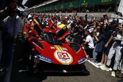 Автомобилът на Ферари с №51 спечели тазгодишното издание на най престижната