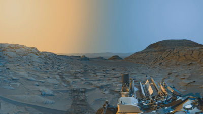 НАСА публикува интерпретация на снимка от планетата Марс от която