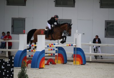 Елиза Чолакова с кобила Джесика спечели изпитанието при юношите от Световната купа по прескачане на препятствия в Царацово