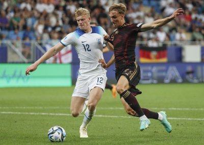 Англия победи шампиона Германия и се класира за 1/4-финалите на Евро 2023 по футбол за младежи до 21 години