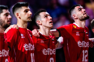 Българският национален отбор по волейбол за мъже допусна шестото си