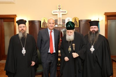 Негово Светейшество българският патриарх Неофит прие днес на среща Н Пр