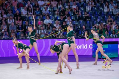 Ансамбълът за девойки донесе четвърти медал за България от световното първенство по художествена гимнастика