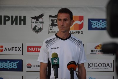 Старши треньорът на Пирин Благоевград Радослав Митревски беше разочарован