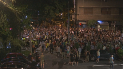 Пореден протест срещу насилието в Белград