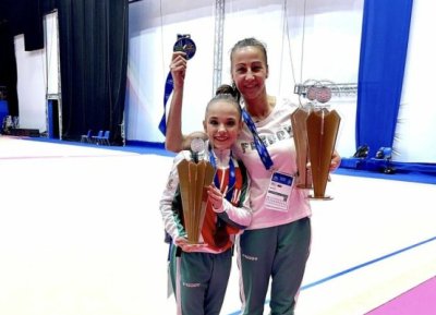 Бронзовата медалистка в многобоя от европейското първенство по художествена гимнастика