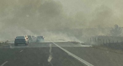 Пожар затвори частично магистрала "Тракия" в посока София