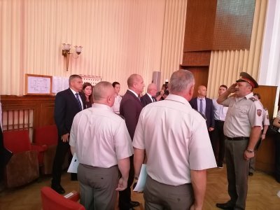 Президентът Румен Радев министърът на отбраната Тодор Тагарев и началникът