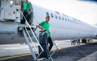 Лудогорец пристигна в Любляна за реванша с Олимпия във втория предварителен кръг на Шампионската лига
