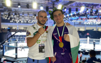 Българинът Мартин Петков спечели световна титла по ММА на първенството за кадети и юноши в Абу Даби