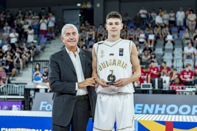 Ивайло Скрински бе избран в Идеалната петица на европейското първенство за момчета U16 в Дивизия B