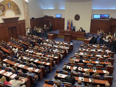 Парламентът на Северна Македония проведе заседание за промяната на конституцията
