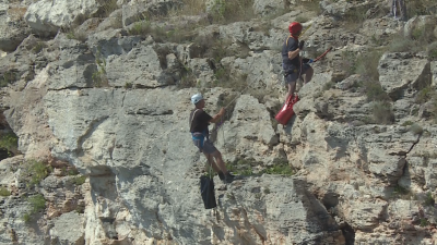 Спасителният отряд към варненското туристическо дружество Родни Балкани тренира спасителна