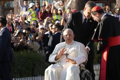 По време на посещението си в Улан Батор Папа Франциск