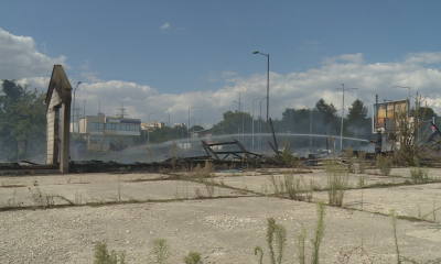 Отново пожар на бившата циркова площадка във Варна Изгоряха дървени