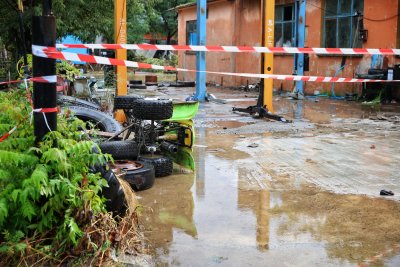 Проливни дъждове причиниха сериозни наводнения в южните черноморски градове и
