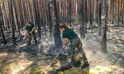 Военнослужещи се включват и днес в гасенето на пожара край село Добростан