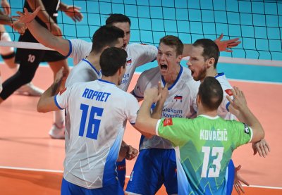 Словения се класира за четвъртфиналите на европейското първенство по волейбол