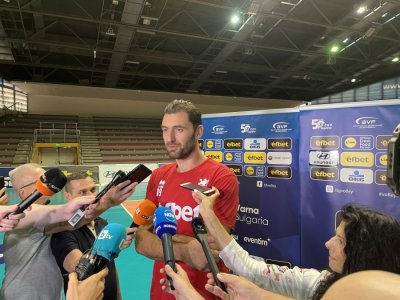 Капитанът на българския национален отбор по волейбол Цветан Соколов говори