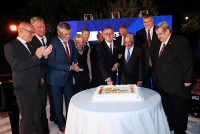 Любомир Ганев уважи галавечерта по случай 50-годишнината на Европейската волейболна конфедерация CEV