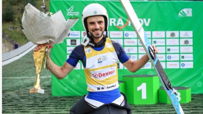 Владимир Зографски с трета победа за сезона в лятната Гран при верига по ски скок