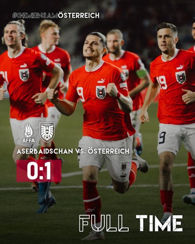 Австрия спечели гостуването си на Азербайджан с 1 0 в квалификационна