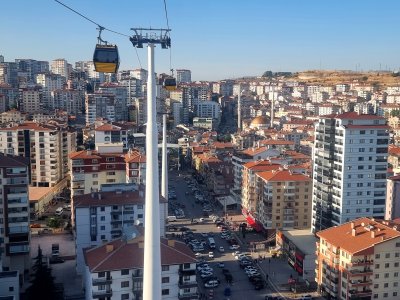 В Анкара работи лифт като част от градския транспорт
