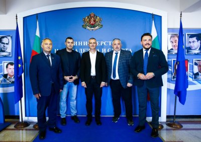 Димитър Илиев проведе официална среща с президента на Европейската федерация по вдигане на тежести