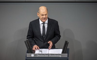 В специално обръщение пред Бундестага германският канцлер Олаф Шолц потвърди
