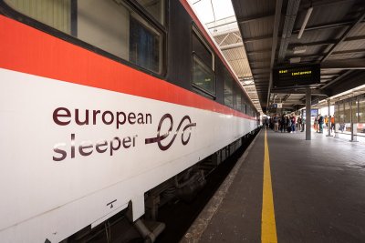 Нощният влак Юропиън слийпър European Sleeper с маршрут от Брюксел