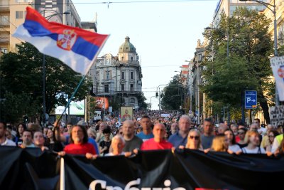 В Сърбия се проведе 26 ият протест под надслов Сърбия срещу