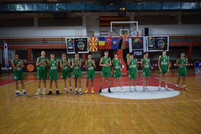 Националният отбор на България по баскетбол за момчета U14 записа