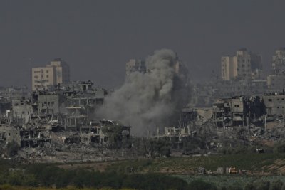 Продължават интензивните ракетни удари срещу Ивицата Газа Израел разпространи кадри