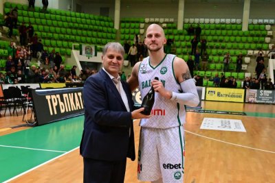 Естонският баскетболист на Балкан Карл Йохан Липс игра много силно в