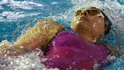 Габриела Георгиева завърши осма на 200 метра гръб на европейското първенство по плуване в малък басейн