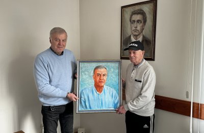 Мажоритарният собственик на Левски Наско Сираков се срещна с легендата