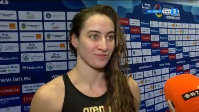 Диана Петкова: Може би в следващите състезания ще вляза с по-голяма увереност, че мога да плувам полуфинал и финал